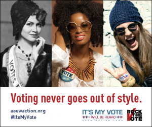 Voting Never Goes Out of Style #itsmyvote